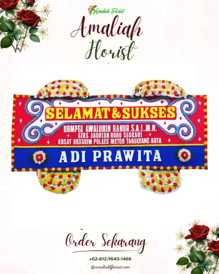 Papan Bunga Ucapan Selamat Cileng